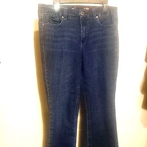 Seven stretchy blue jeans 29 inch inseam size 16